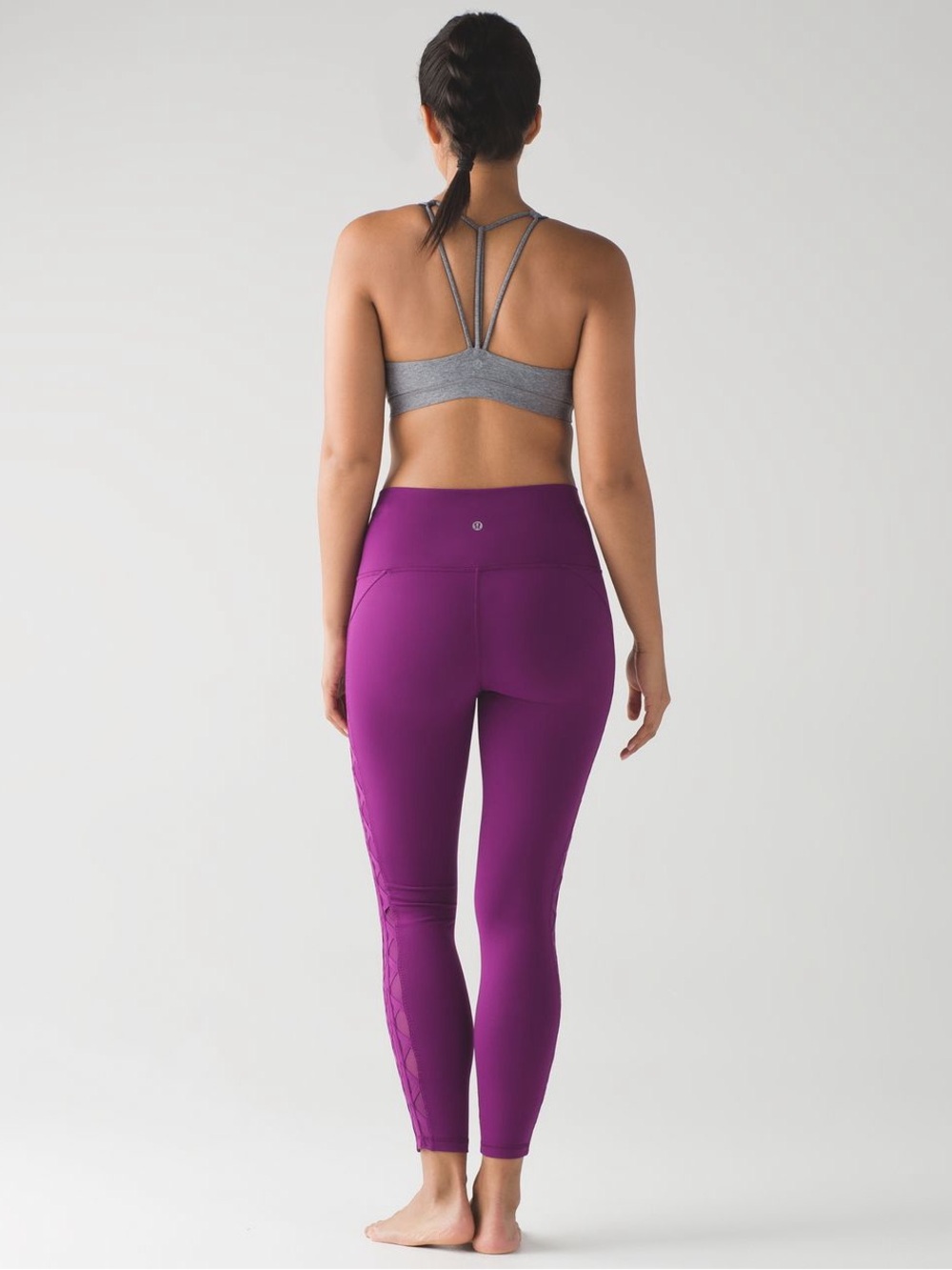 Lululemon Women’s Criss Cross Chilled Grape‎ Purple Leggings 28” size 4